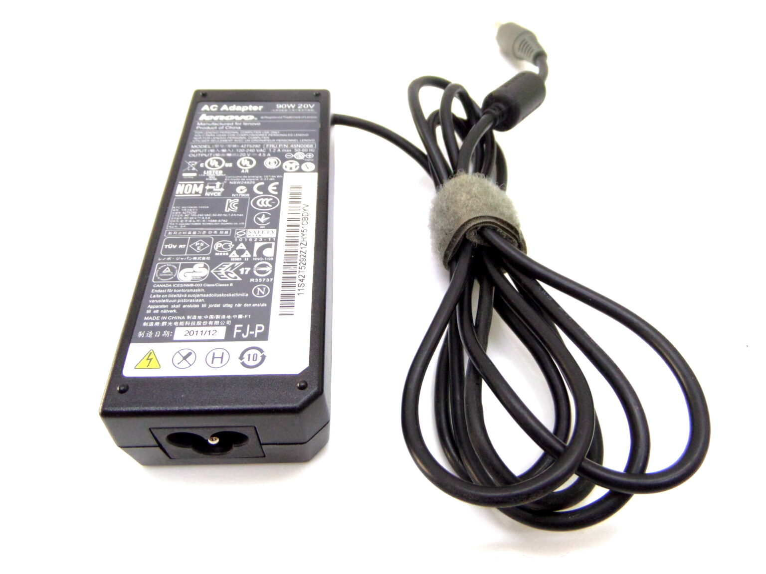 Chargeur Origine Lenovo 90W 20V – Adaptateur Pour PC Portable, Occasion Fonctionnel
