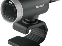 Microsoft LifeCam 1393 Cinema HD 720p Black USB Wired Webcam
