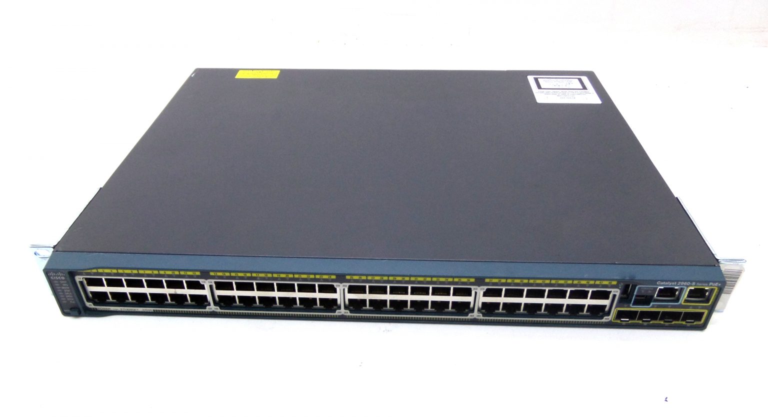 Cisco WS-C2960S-48LPS-L 48 Port 1U PoE Managed Switch With 2960 Stack ...