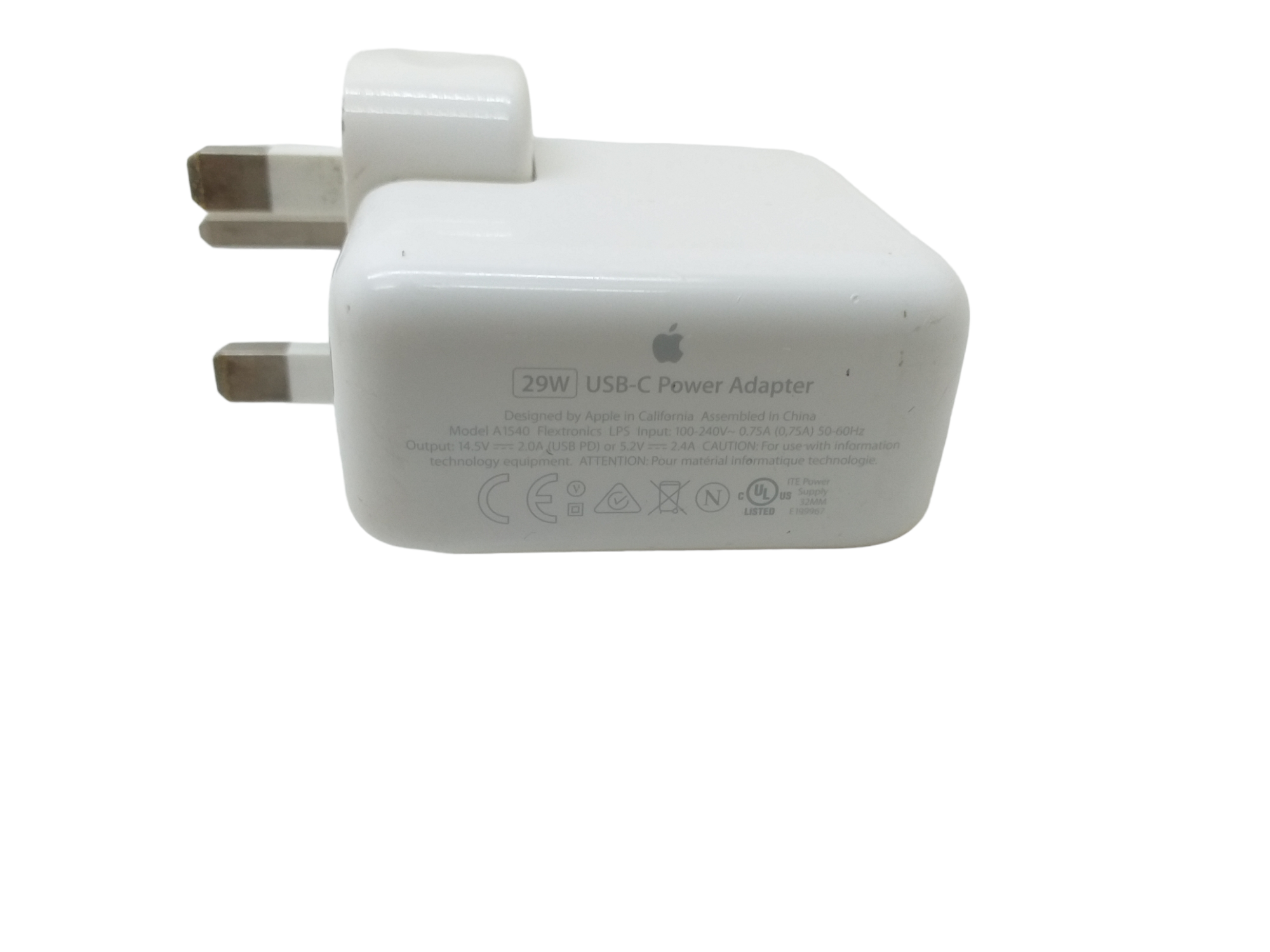 Genuine Original Apple 29W USB-C Power Adapter Charger A1540 - Image 2