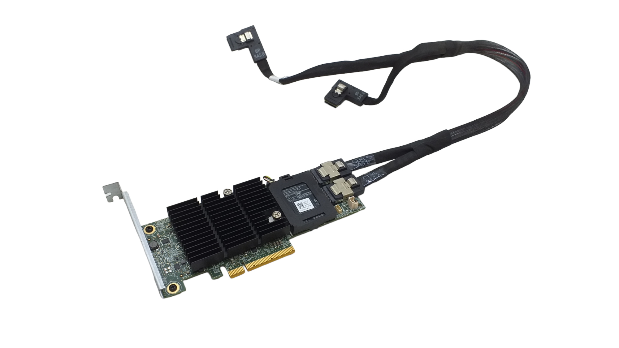 Dell Perc H710P SAS 6GB PCI-E 1GB Raid Controller Card 7GCGT + Cables