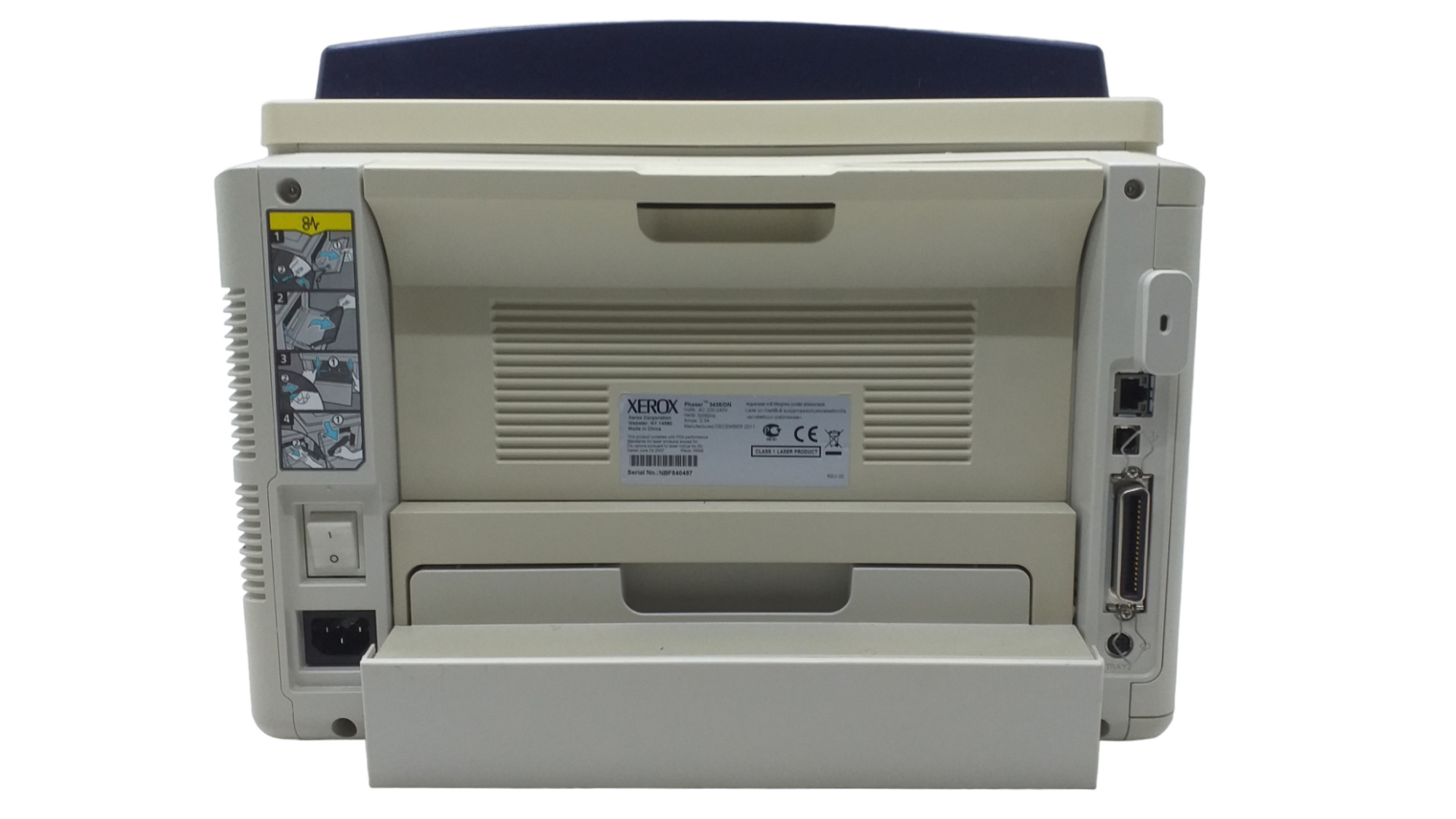 Xerox Phaser 3435 Mono Network Laser Printer with USB and Mains Cable - Image 3