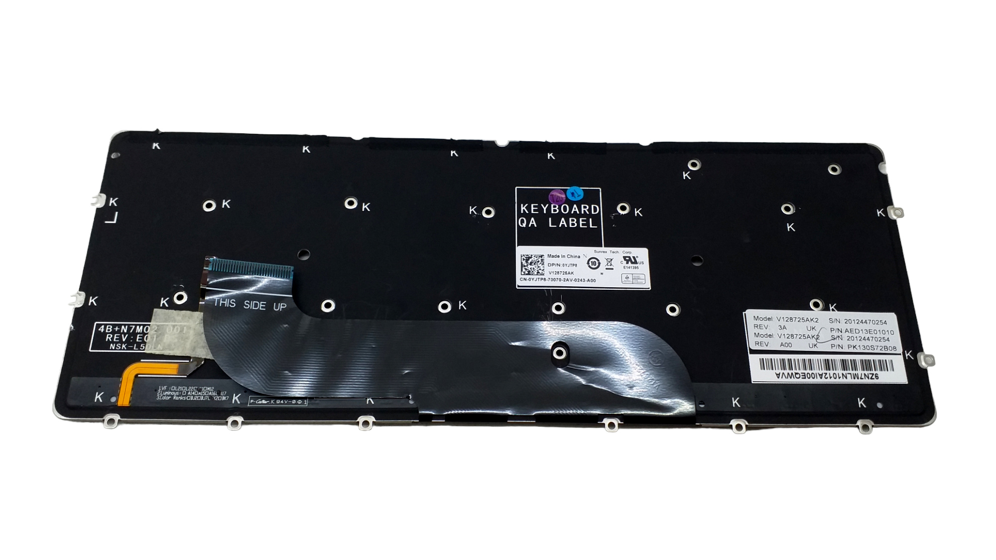 Dell XPS L321x L322x Backlit UK Keyboard 0YJTP8 YJTP8 - Image 2