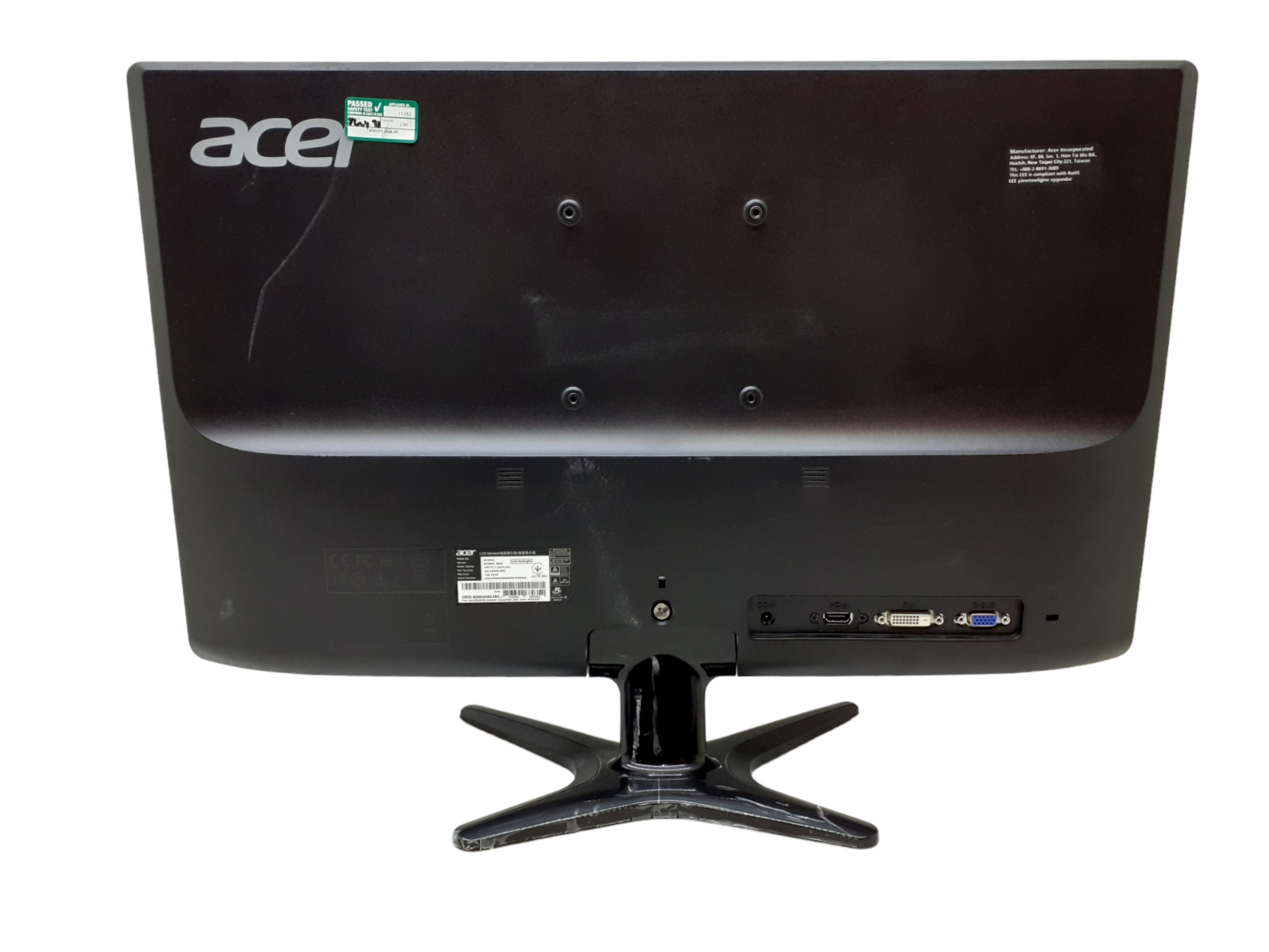 Acer G246HL 24" Widescreen LCD Monitor with vga and mains cable - Image 3