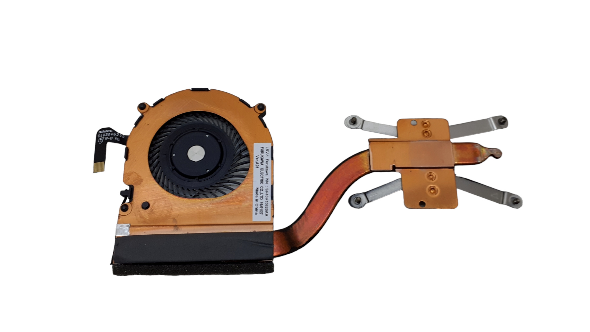 Lenovo Yoga X1 Carbon 4th Gen CPU Cooling Fan Heatsink 00JT800 - Image 3