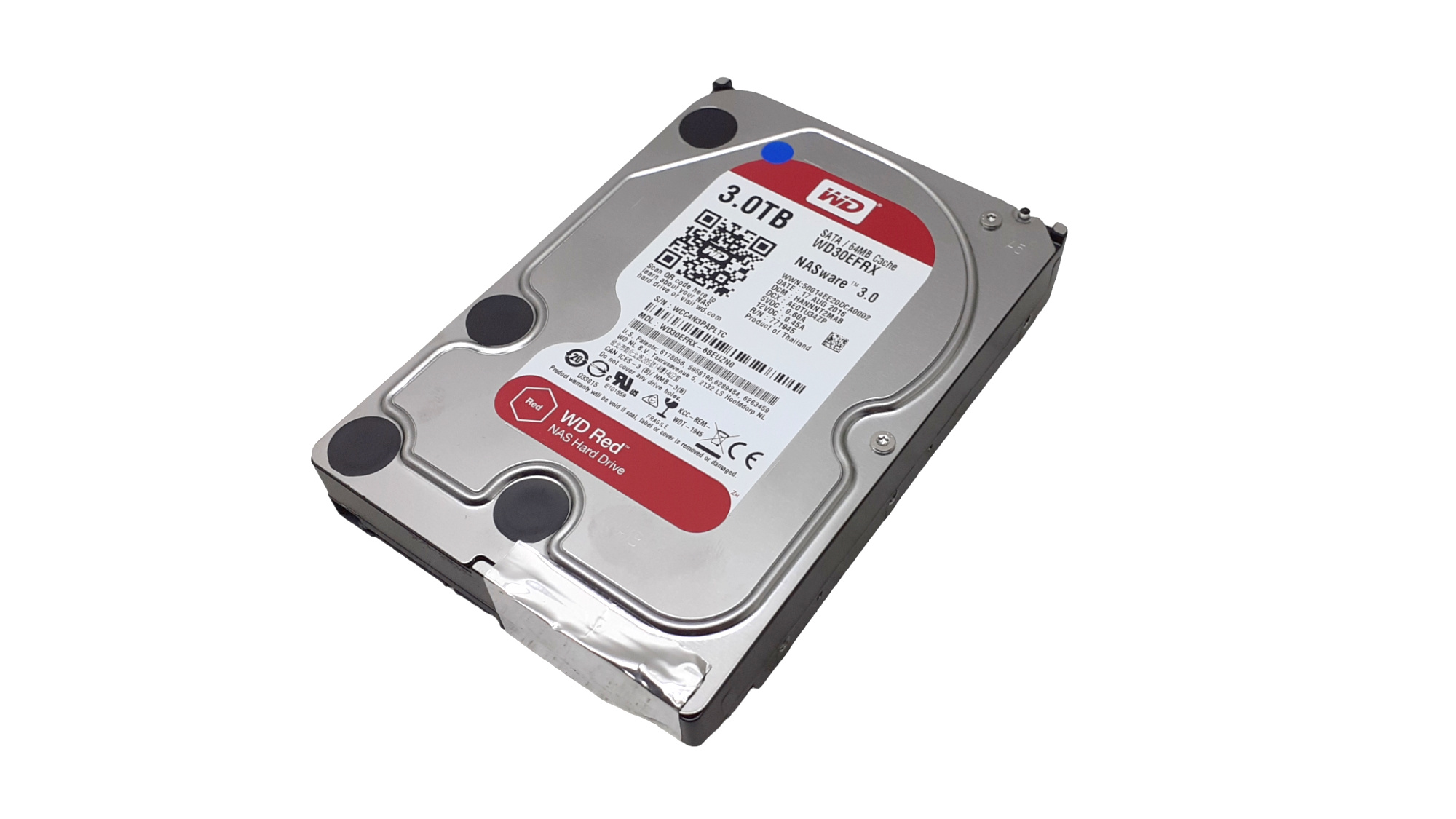 Western Digital Red 3TB SATA 3.5" 5400rpm NASware 3.0 Hard Disk Drive WD30EFRX