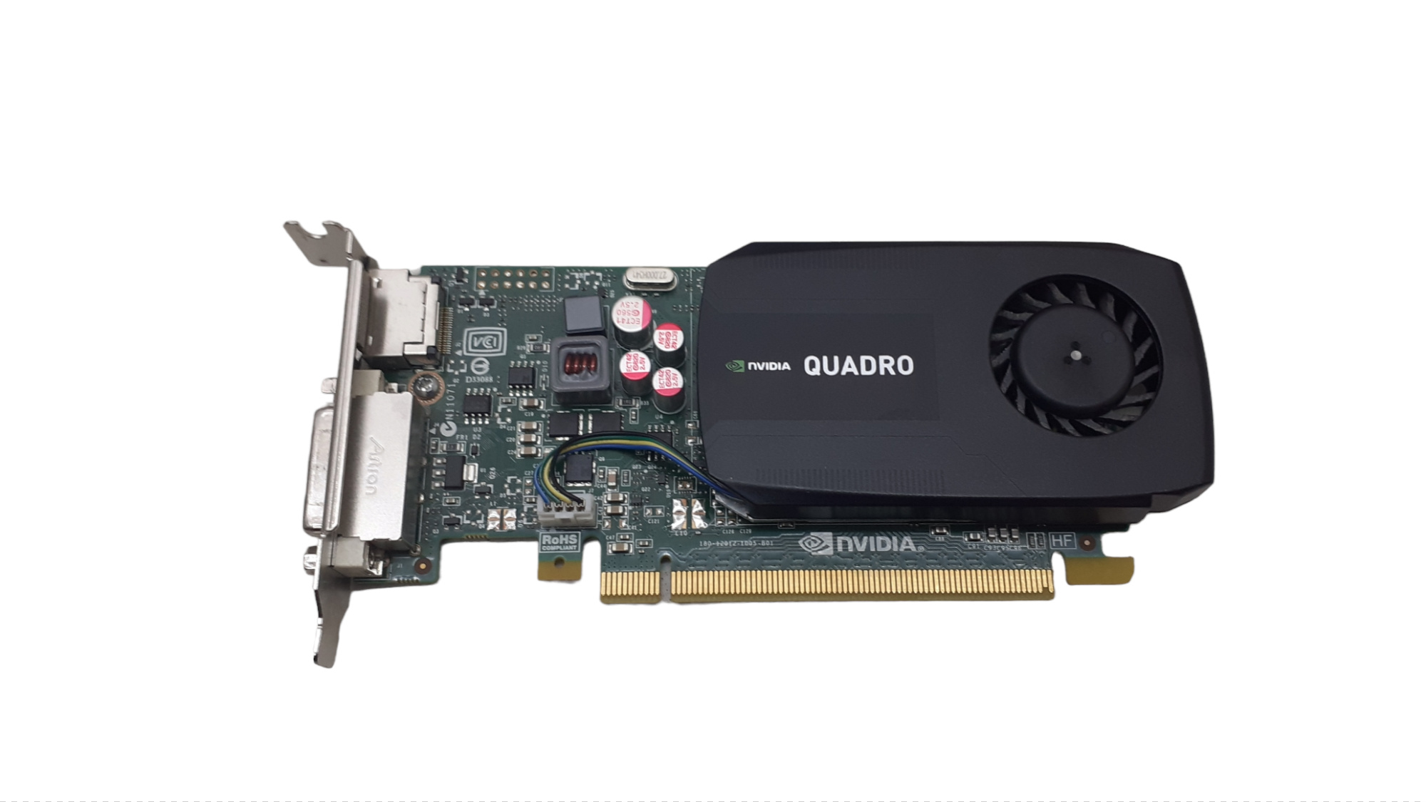 PNY nVidia Quadro K600 1GB DDR3 Low Profile PCIe x16 Graphics Card VCQ600ATX-T - Image 2
