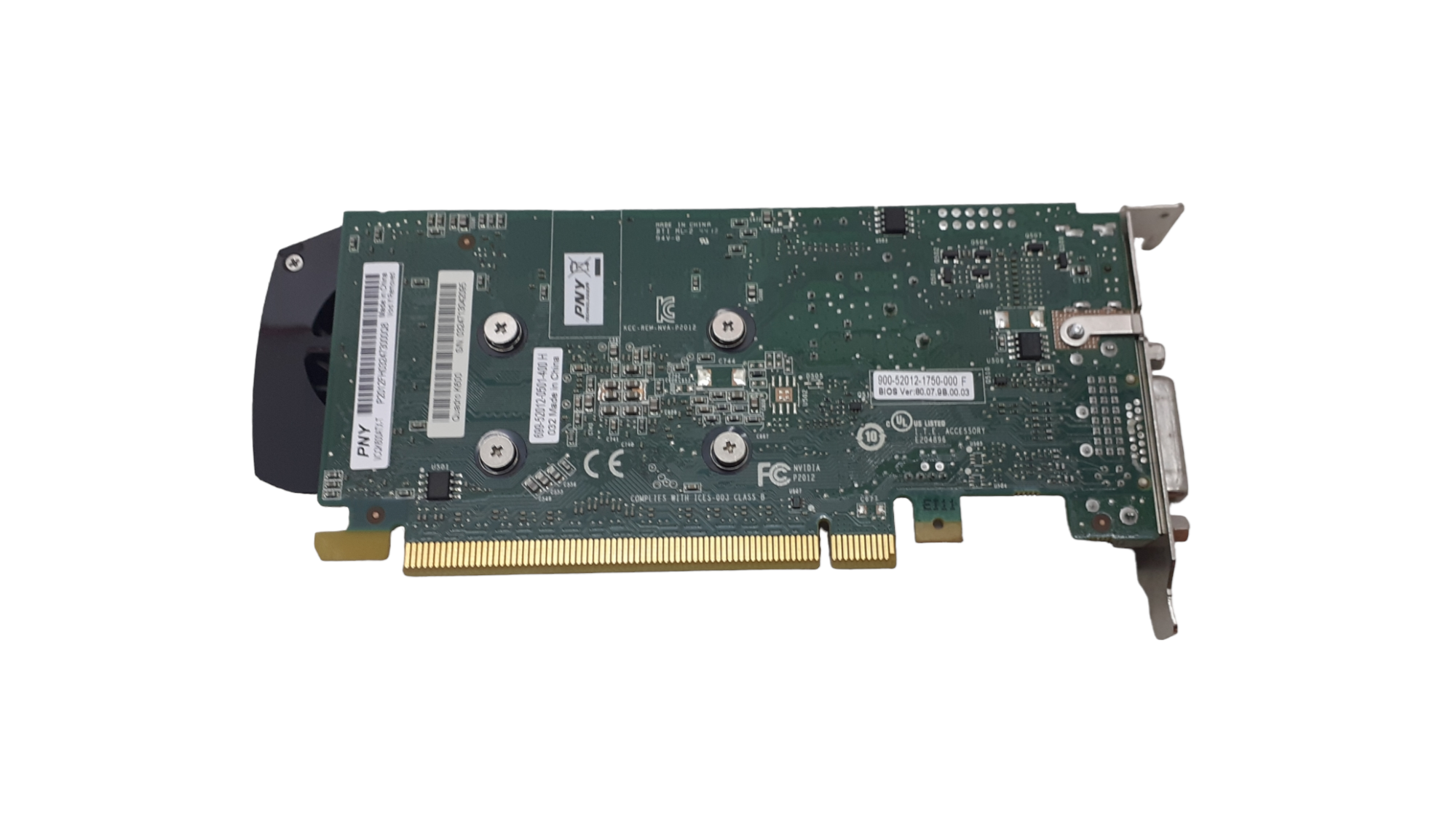 PNY nVidia Quadro K600 1GB DDR3 Low Profile PCIe x16 Graphics Card VCQ600ATX-T - Image 4