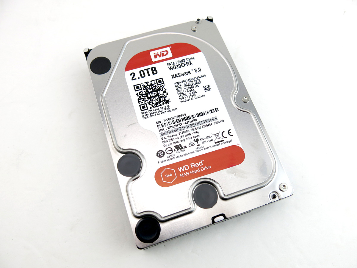 Western Digital Red 2TB SATA 3.5" 5400rpm NASware 3.0 DESKTOP Hard Disk Drive WD20EFRX