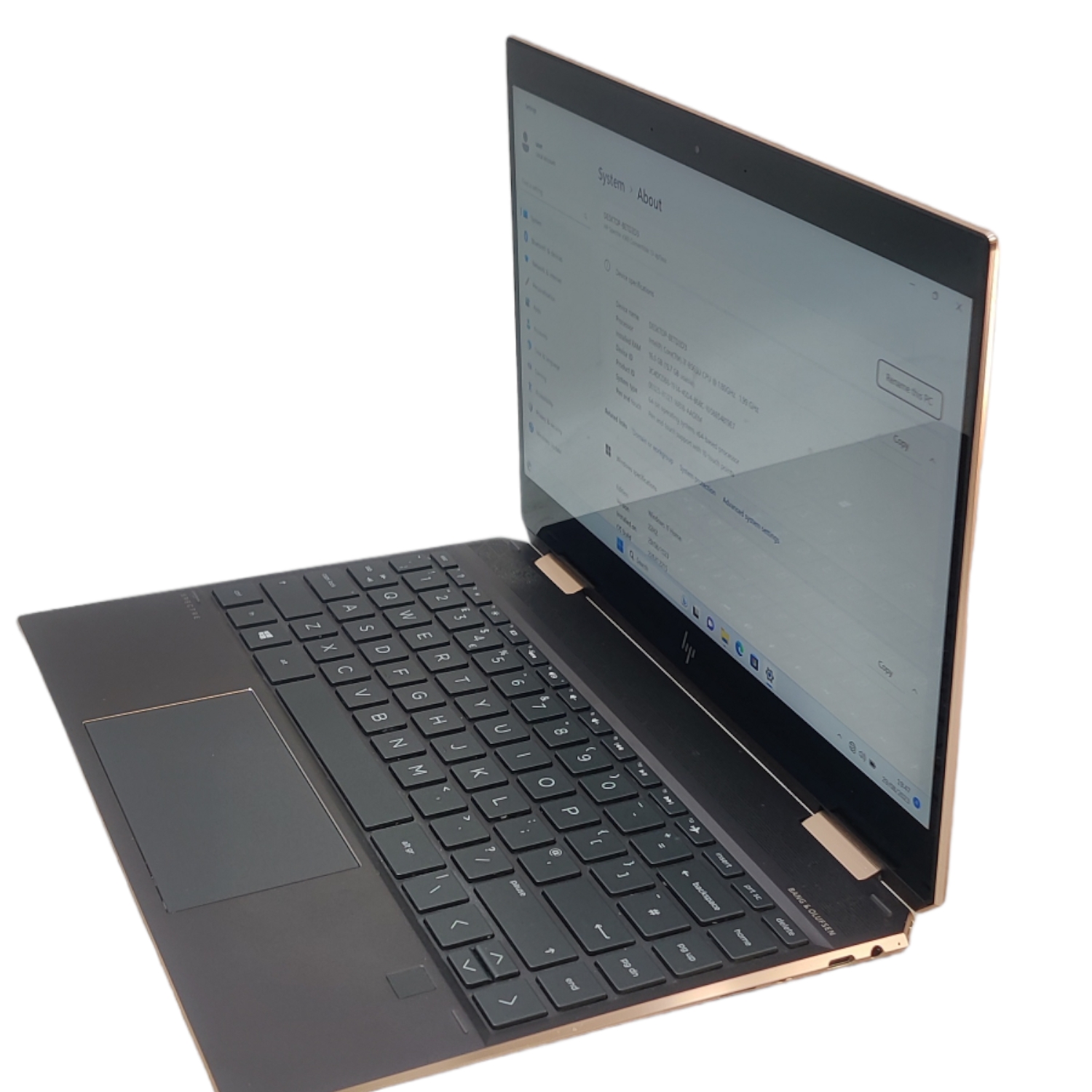 HP SPECTRE X360 TOUCHSCREEN LAPTOP CONVERTIBLE I7 8TH GEN 16GB 256GB WINDOWS 11 - Image 2