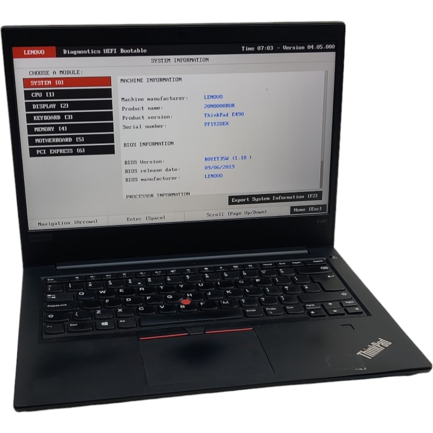 Lenovo ThinkPad E490 - Intel Core i5-8265U - for parts - Image 3