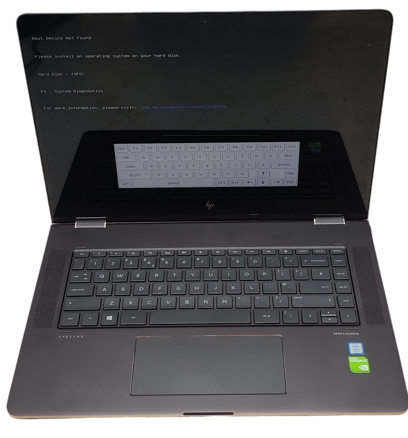 HP SPECTRE X360 - FOR PARTS - I7 8TH GEN 4GB TOUCHSCREEN LAPTOP CONVERTIBLE I7 8TH GEN 4GB - Image 10