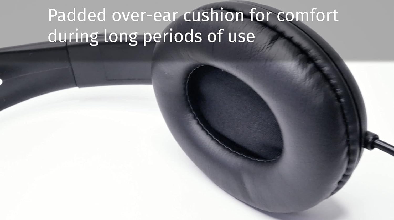 Manhattan Mono USB Adjustable Microphone Headset with volume control 179874 - Image 3