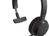 Jabra Evolve 20 UC Mono Headset WINDOWS 11 PLUG AND PLAY USB-Cable with Controller – Black