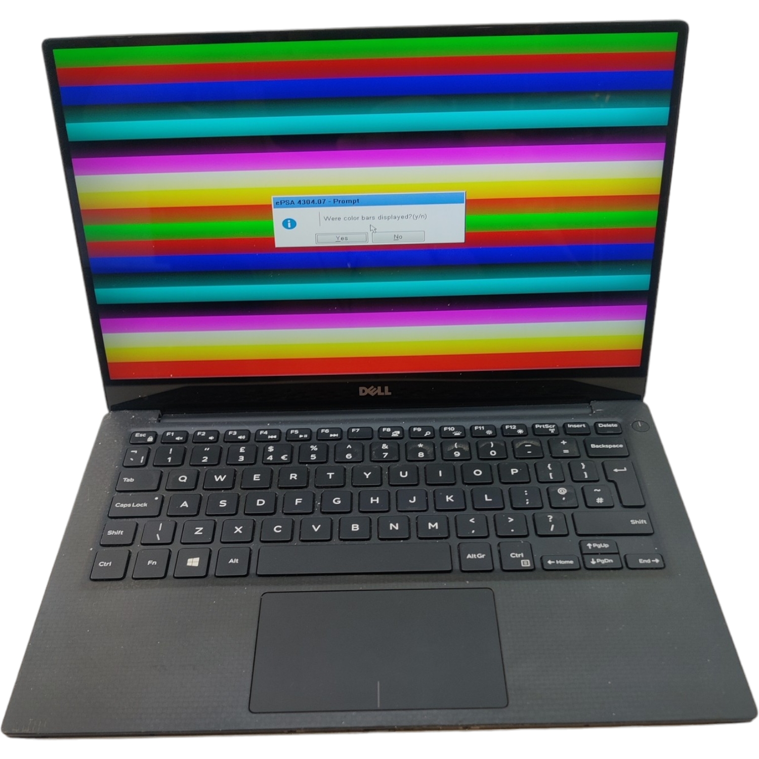 Dell XPS 13 9350 13.3" Touchscreen Laptop - i7 6500 16GB RAM FOR PARTS - BIOS LOCKED - BATTERY OLD