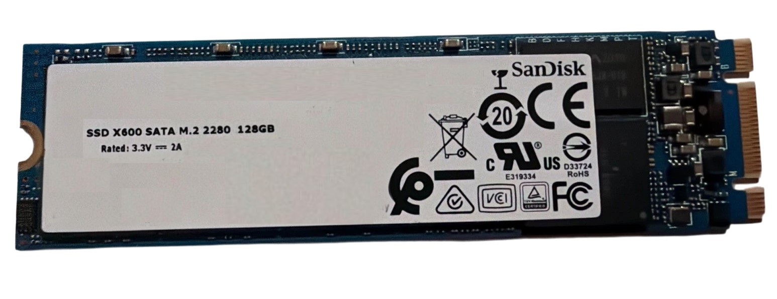 Sandisk 128GB X600 M.2 2280 SATA SSD Solid State Drive