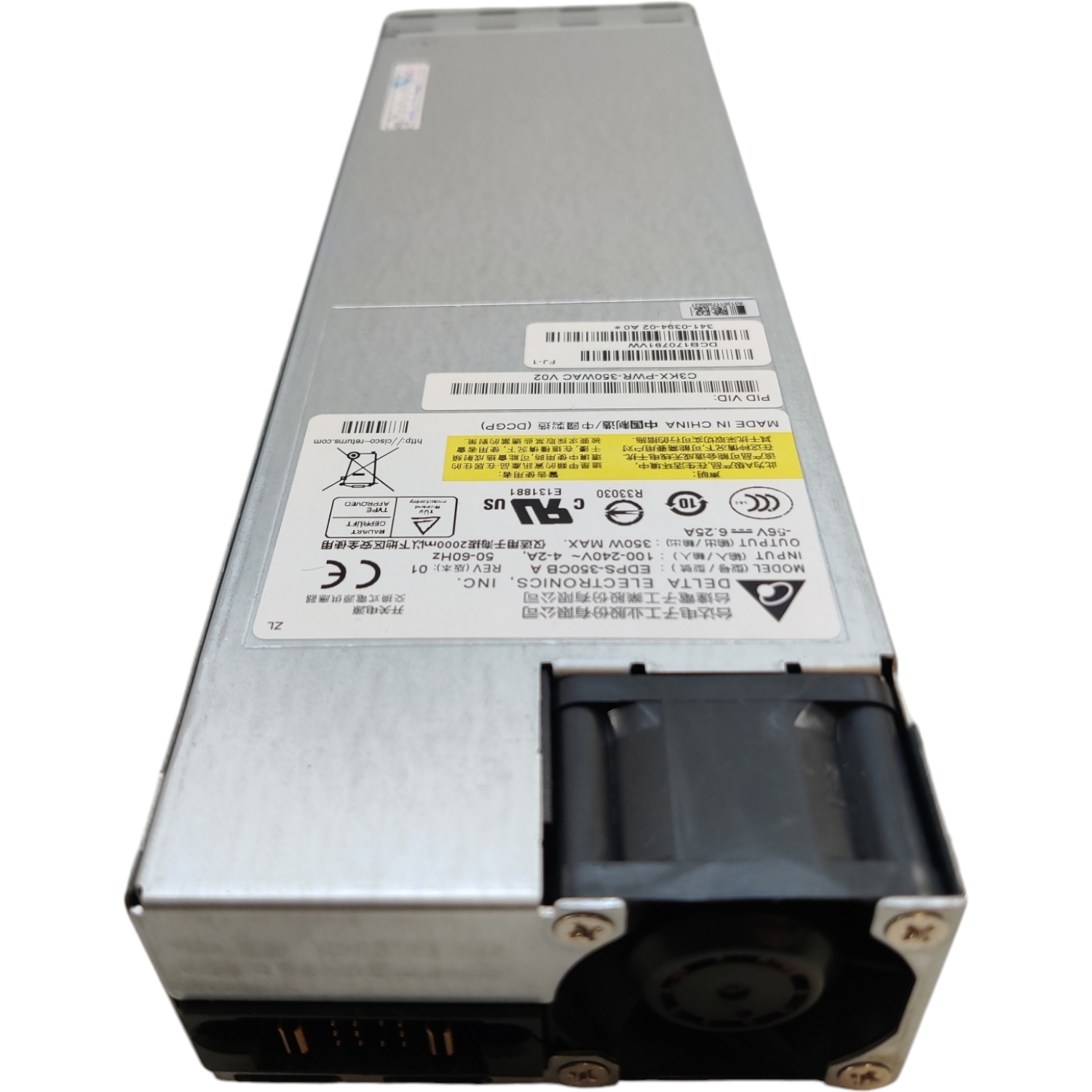 Cisco C3KX-PWR-1100W Power Supply C3KX-PWR-350WAC | UKComputerparts