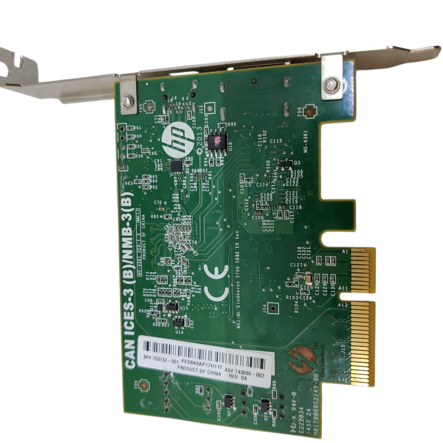 HP Z Turbo G2 M.2 PCIe Adapter Card - 844779-001, L32771-001, 742006-003
