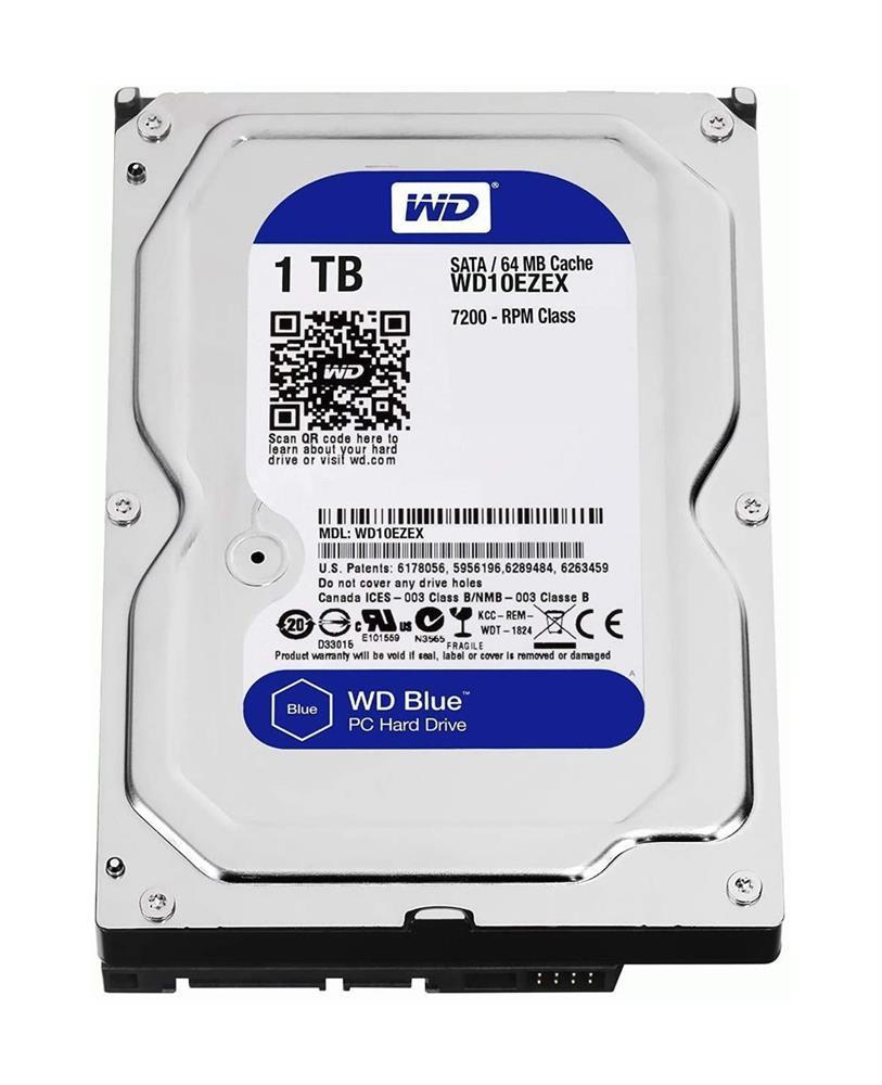 WD Blue WD10EZEX - 1TB 3.5" DESKTOP Hard Drive - SATA - 64MB Cache
