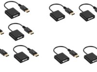 10 X DisplayPort to DVI adapter