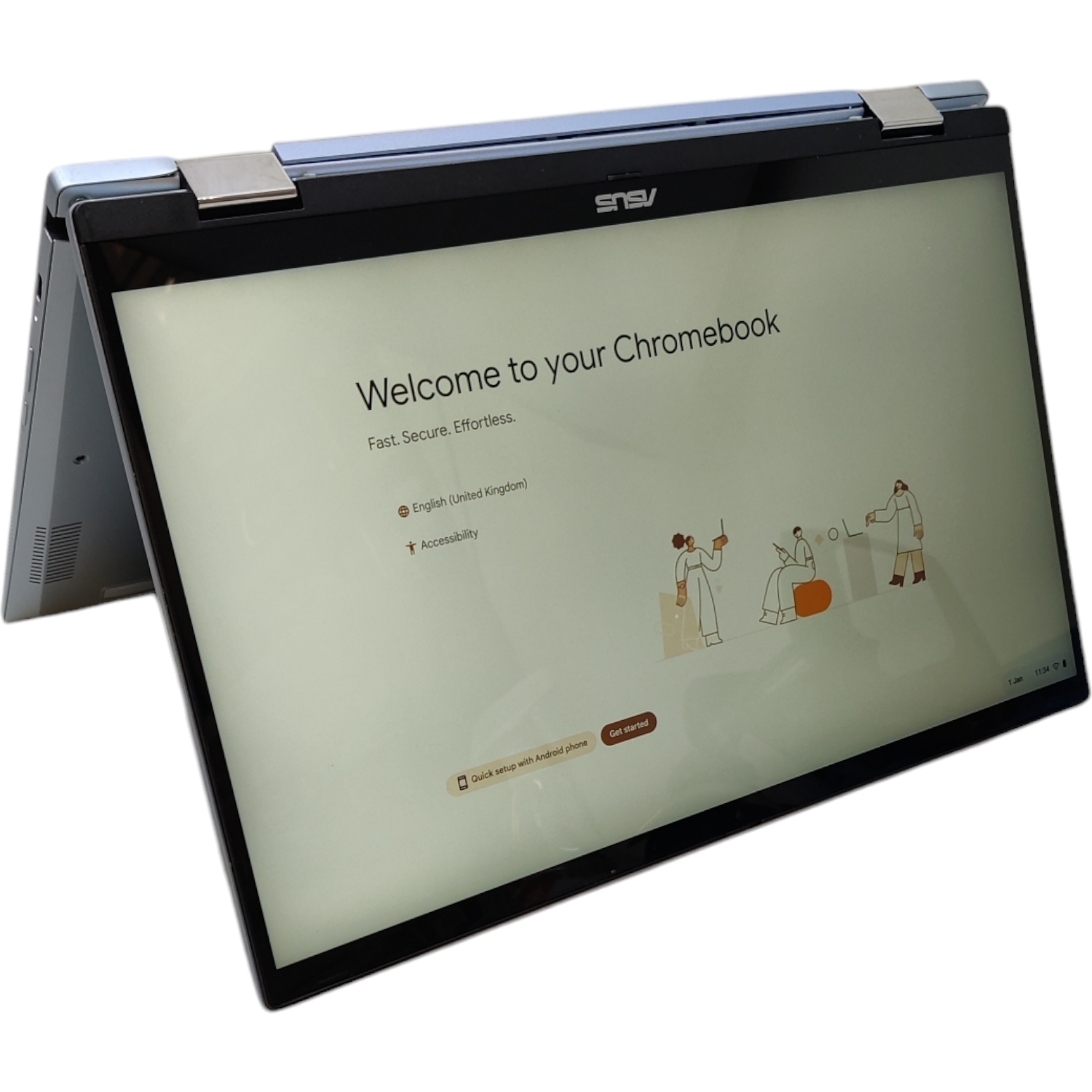 For Parts- Asus Chromebook Flip CX5 Laptop i5-1130G7 8GB 256GB NVME 14 in FHD Touch ChromeOS - Image 9