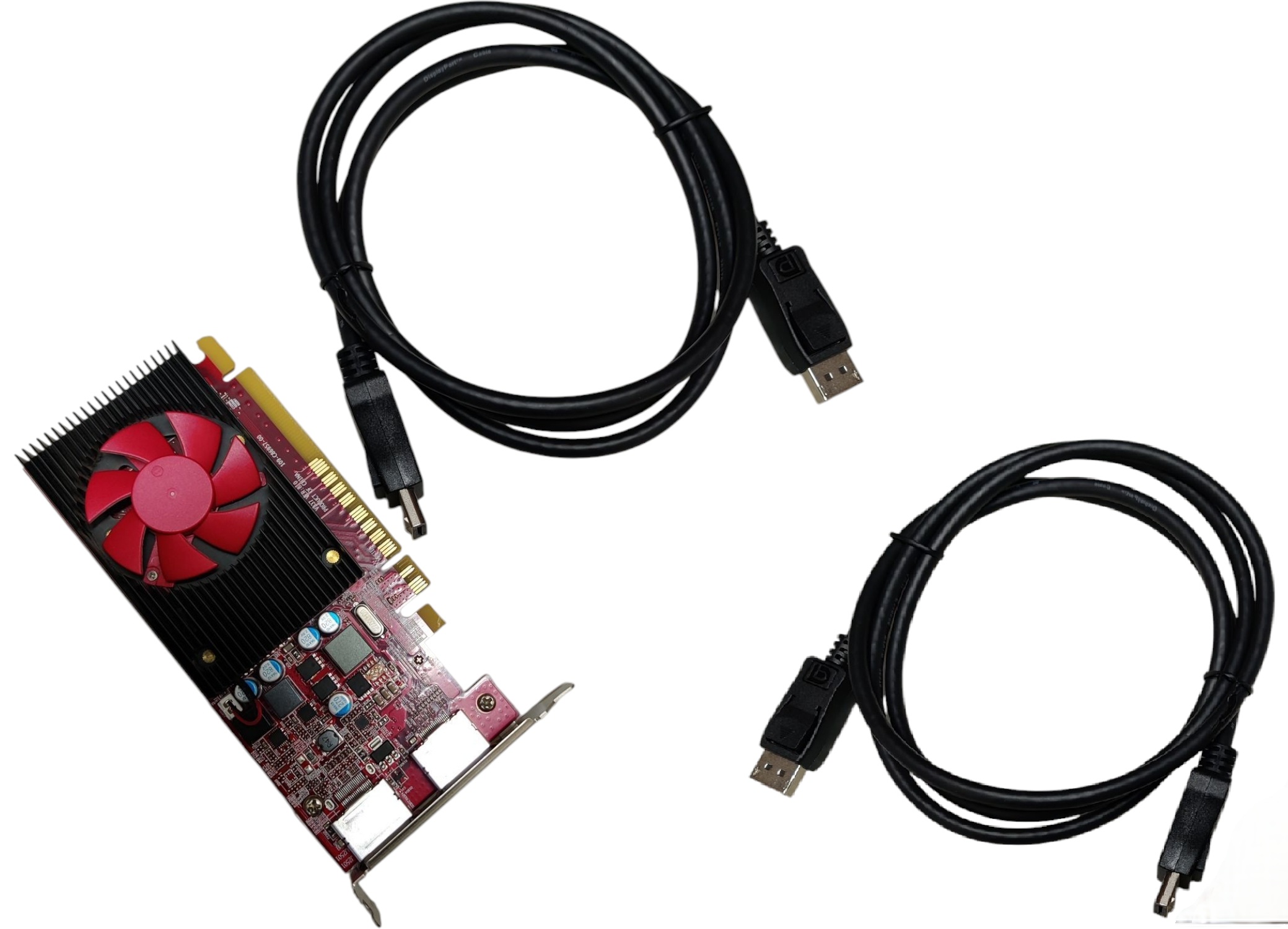 HP AMD Radeon R7 430 2GB GDDR5 Graphic Card with cables PCIe - 2x DisplayPort L39871-001