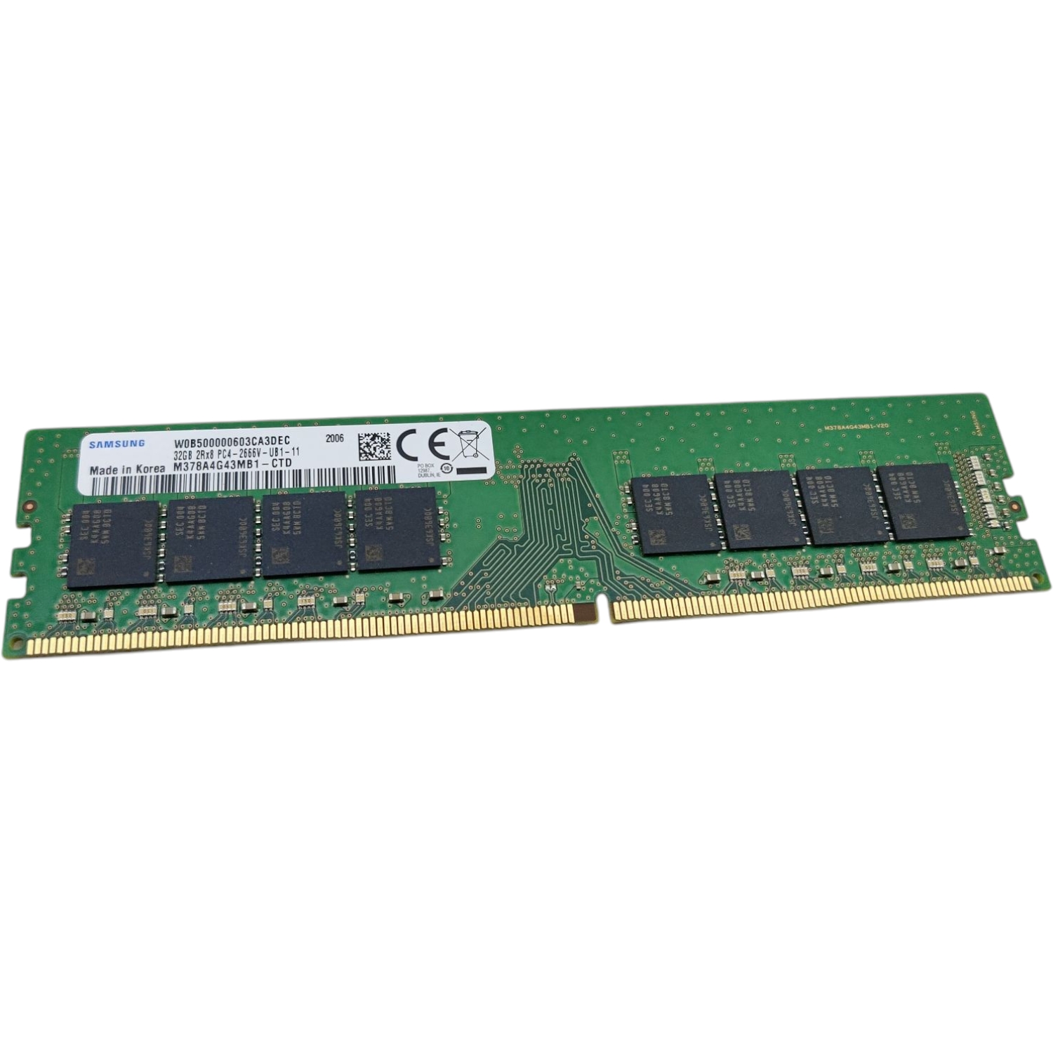 Samsung 32GB DDR4-2666 UDIMM DESKTOP MEMORY M378A4G43MB1-CTD - Image 3