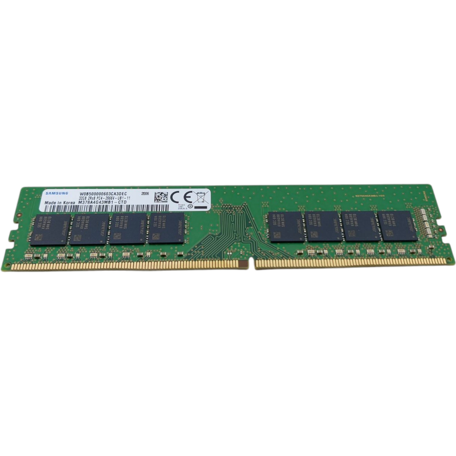 Samsung 32GB DDR4-2666 UDIMM DESKTOP MEMORY M378A4G43MB1-CTD
