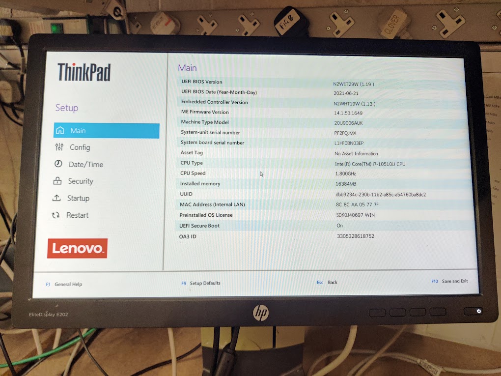 Lot *FOR PARTS*LENOVO 3 x X1 CARBON Intel I7 1 x 10th and 2 x 8th 16GB - no screens - Image 3