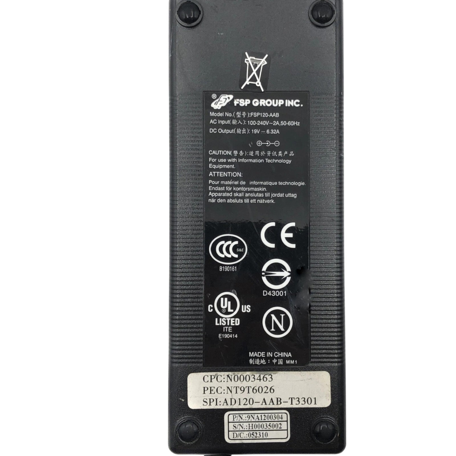 Genuine FSP 120-AAB 19V 6.32A Power Adapter Power Supply Charger PSU UK Seller - Image 4