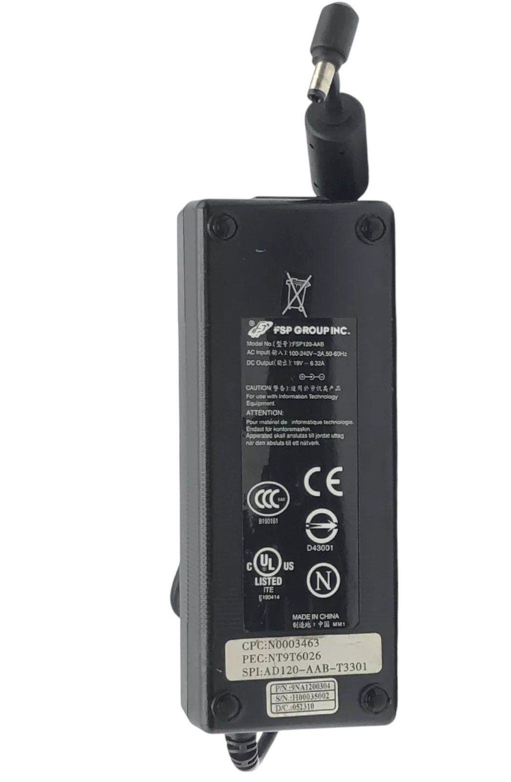 Genuine FSP 120-AAB 19V 6.32A Power Adapter Power Supply Charger PSU UK Seller - Image 3