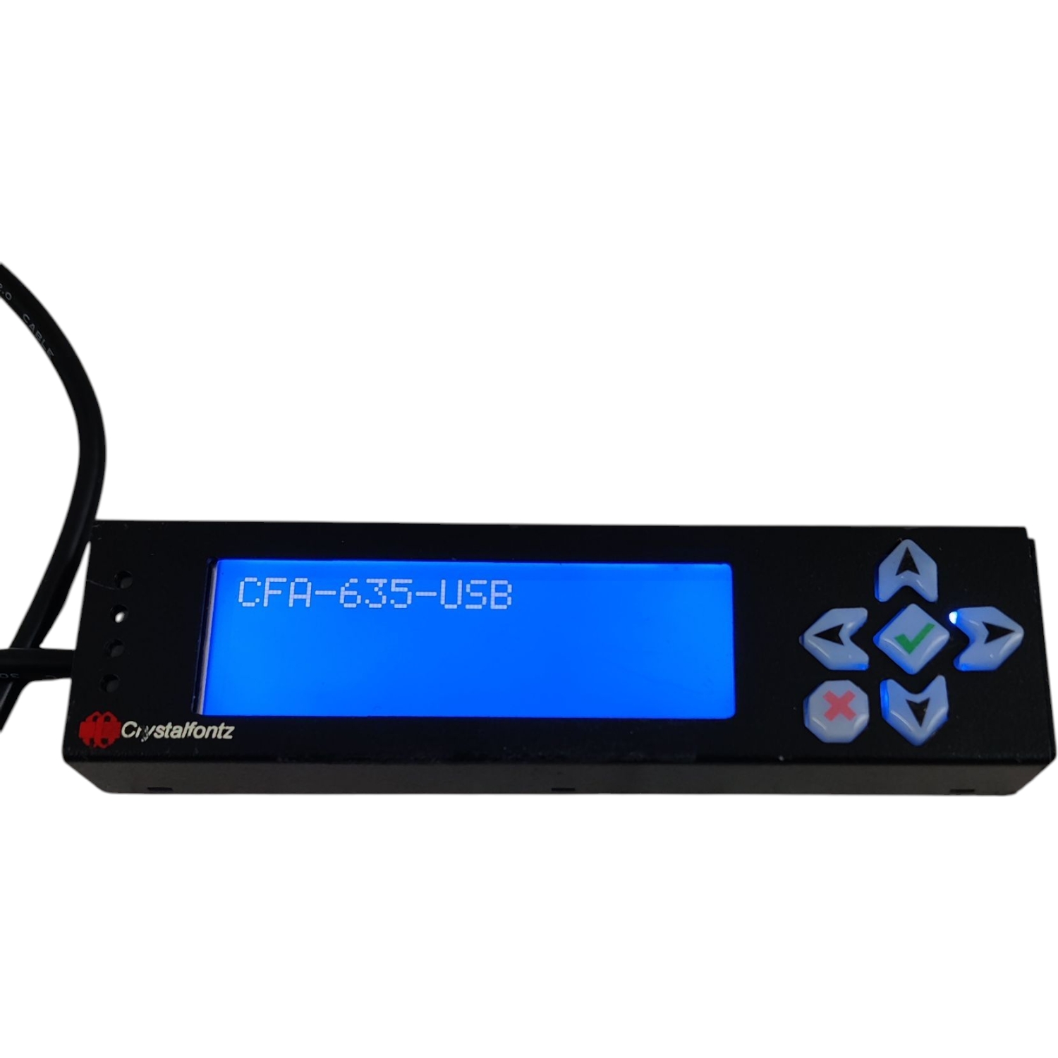 Crystalfontz 635 USB 20 x 4 + Keys + LEDs