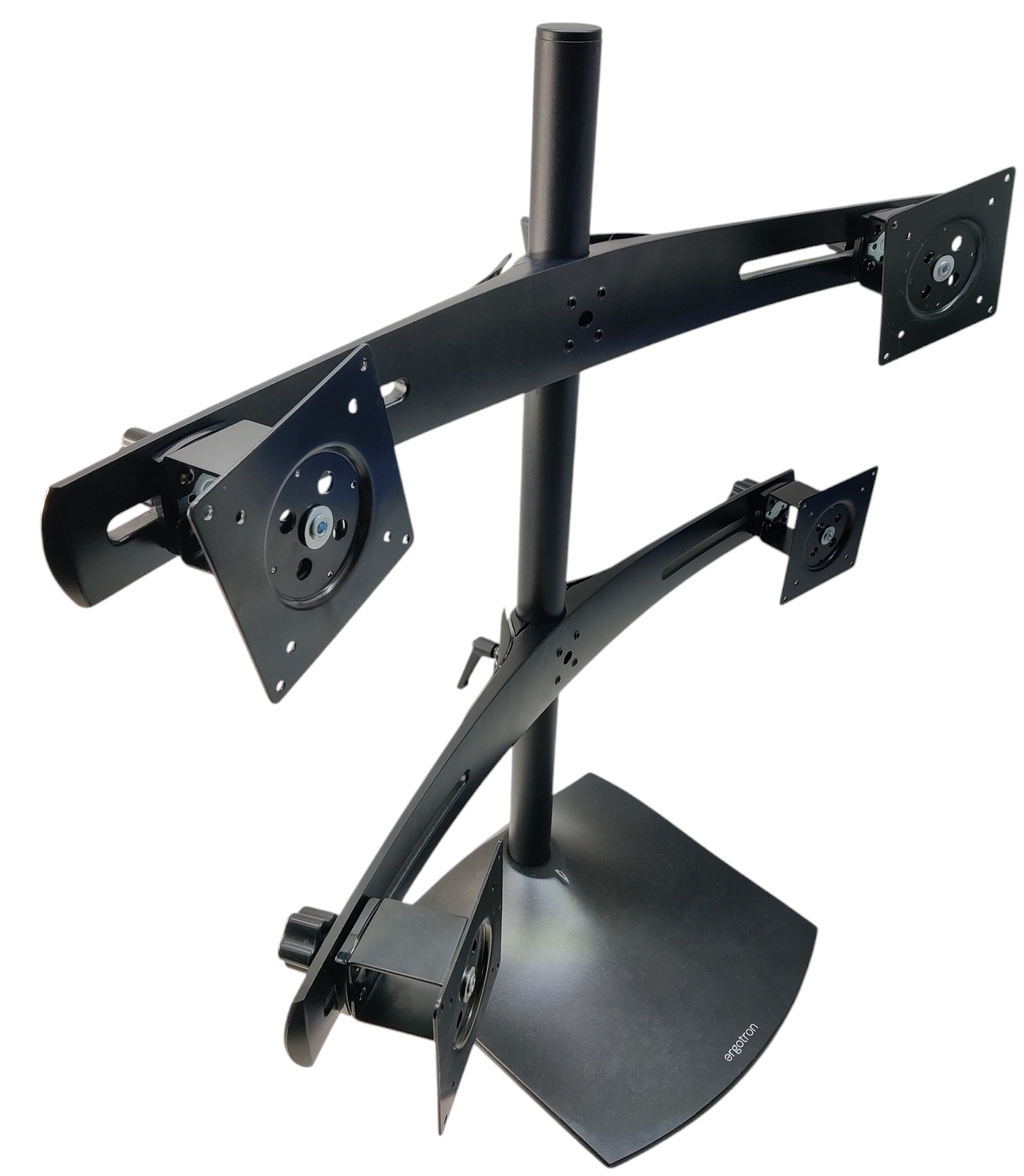 NEW ERGOTRON DS100 QUAD-MONITOR DESK STAND 33-324-200 up to 24 " x 4 - Image 4