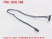 Lenovo Mini 4-pin to 1 SATA HDD Power Cable 00XL188  for Lenovo ThinkCentre M710q M720T M720s M920s 17IAB7 510A-15ABR, Black