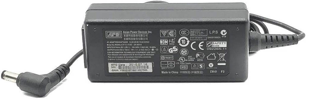 APD DA-40A19 AC Power Supply Adapter 19V 2.1A 40W w UK MAINS