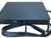 Dell WD15 USB-C Laptop Docking Station Dual Monitor Dock K17A (No Power Supply)