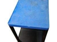 BRETFORD Mobile Shelf Trolley - 2 Tier Heavy Duty Commercial Industrial Plastic Service Cart Trolley on Castors