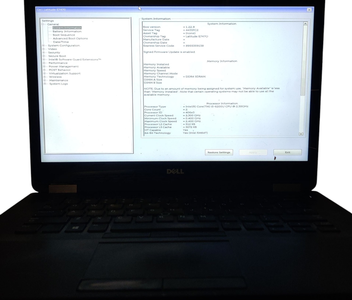 Dell Latitude E7470 14" Touchscreen Laptop Windows 11 Pro | Brand New Battery 8GB RAM 256GB SSD - Image 5