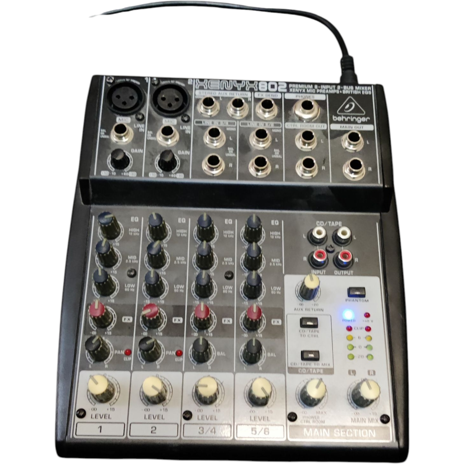 Behringer XENYX802 Mixer, With Power Supply - Image 4