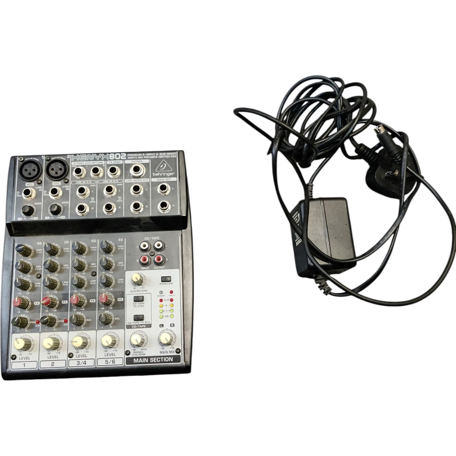 Behringer XENYX802 Mixer, With Power Supply - Image 2