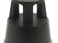 PAVO Premium 8042005 Rolling Kick Step Stool -black