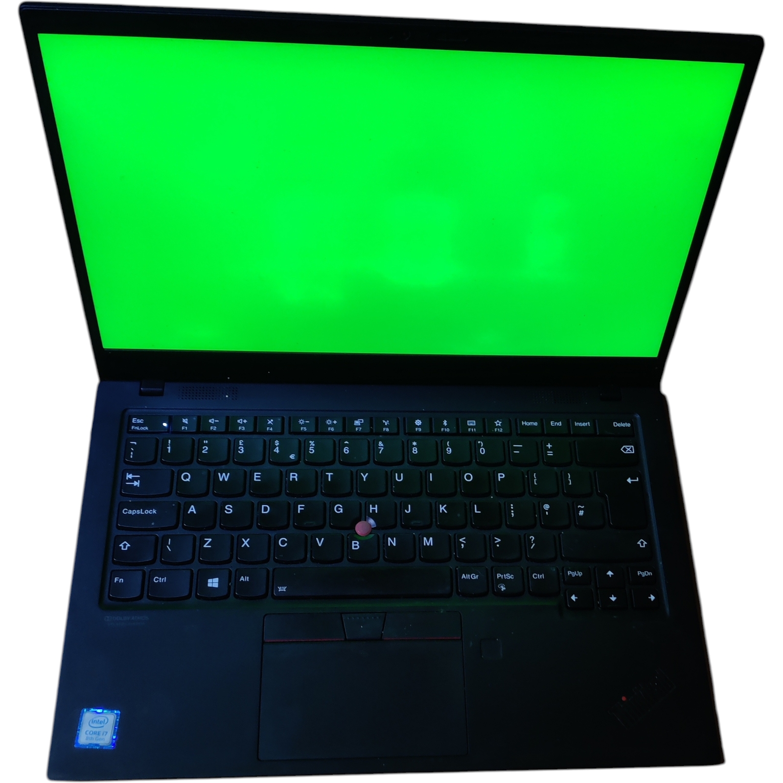Lenovo X1 Carbon 7 *FOR PARTS - pressure marks on screen - faulty battery * Intel i7 8565u 16GB Ram ThinkPad - Image 7
