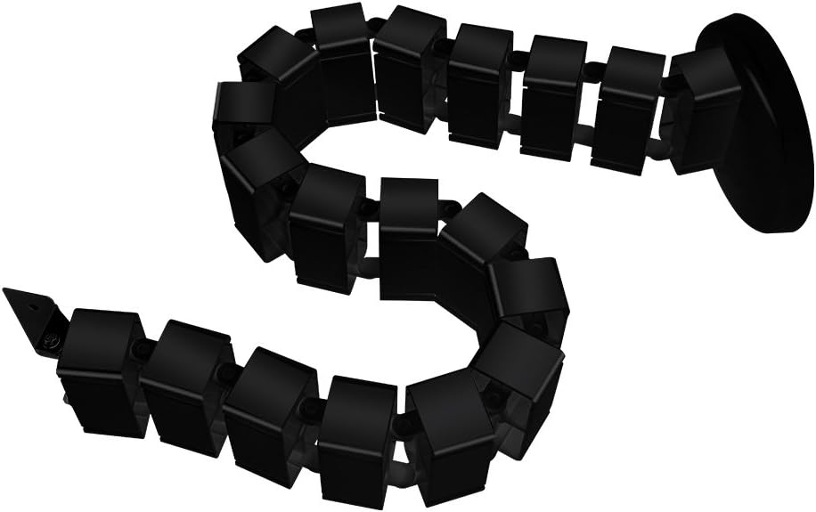 FLEXISPOT CMP017 Deluxe Cable Spine 128 cm Cable Management Sleeves Wires Cable Tidy Organizer for Standing Desk Office desks Height Adjustable Desk