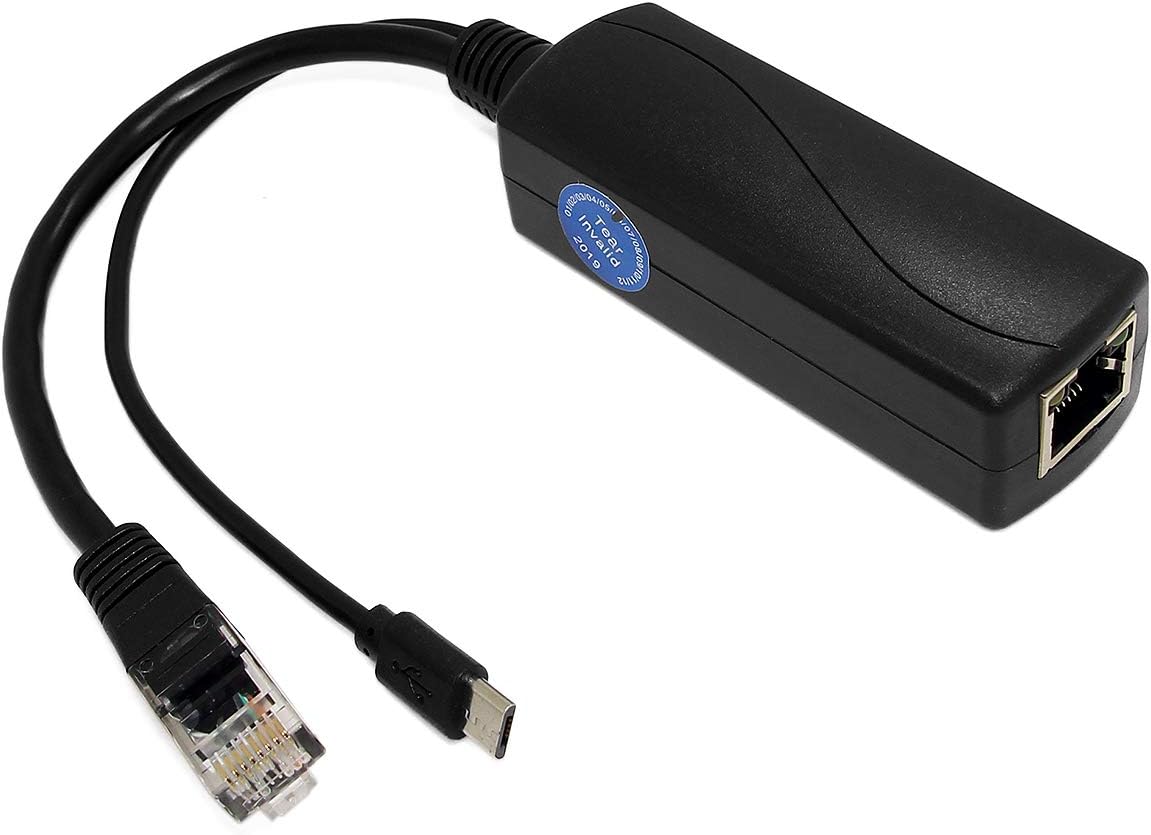 REVODATA Gigabit Micro USB PoE Splitter 5V 2.4A