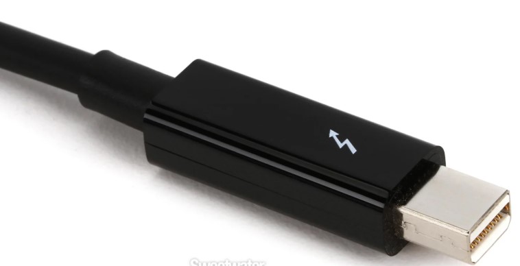 StarTech.com TBOLTMM1M Thunderbolt Cable - 1 Metre Black 20 pin male to male