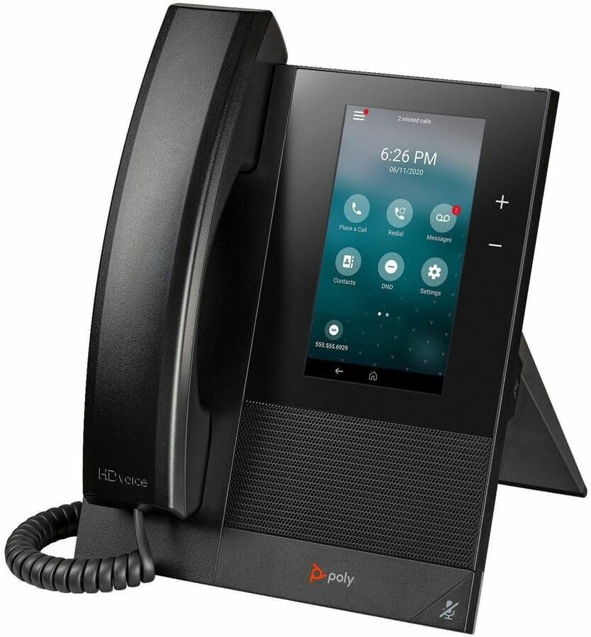 BRAND New - Poly CCX 400 IP Phone Corded - Desktop - Black VoIP PoE