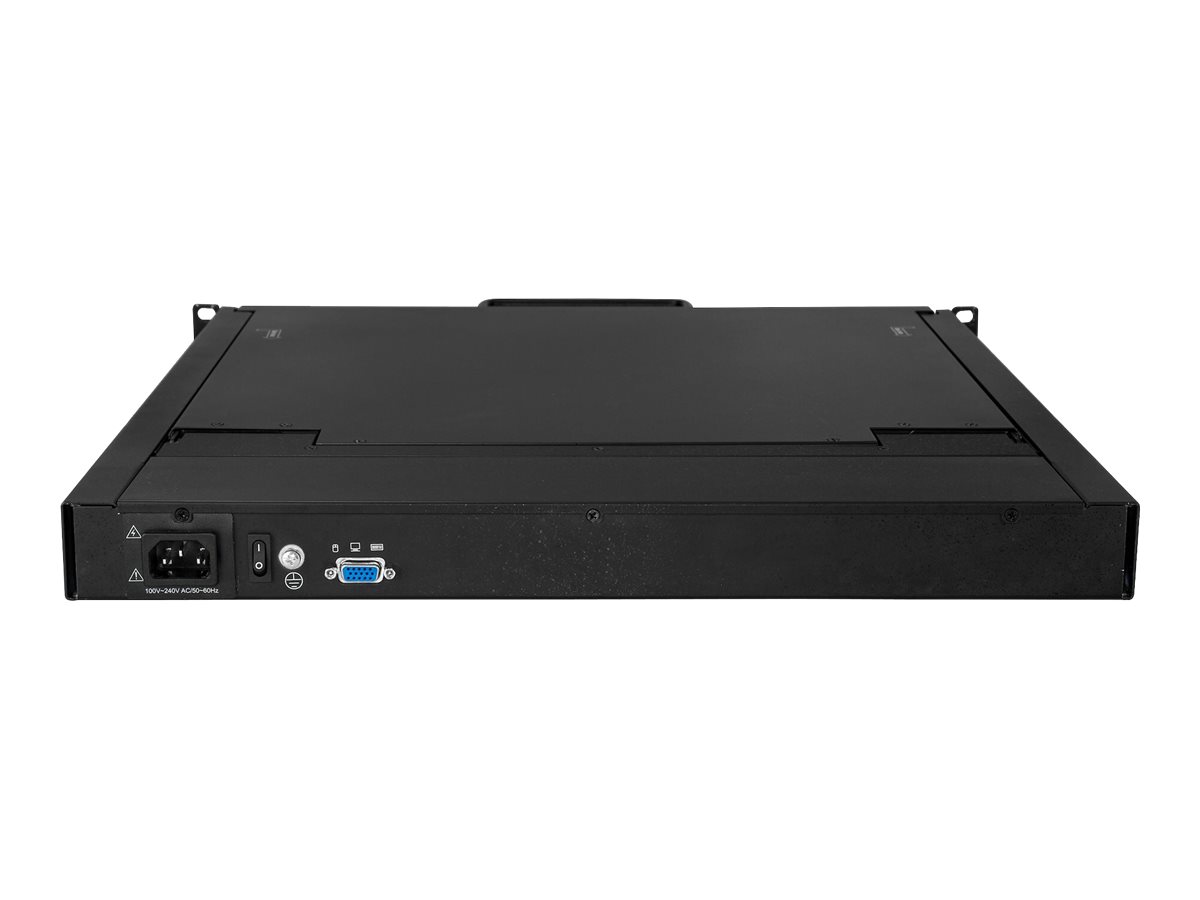 StarTech RKCONS1901 Rackmount KVM Console, Single Port VGA KVM with 19" LCD Monitor for Server Rack, Fully Featured Universal 1U LCD KVM Drawer with Cables & Hardware, USB Support, 50,000 MTBF - Image 3