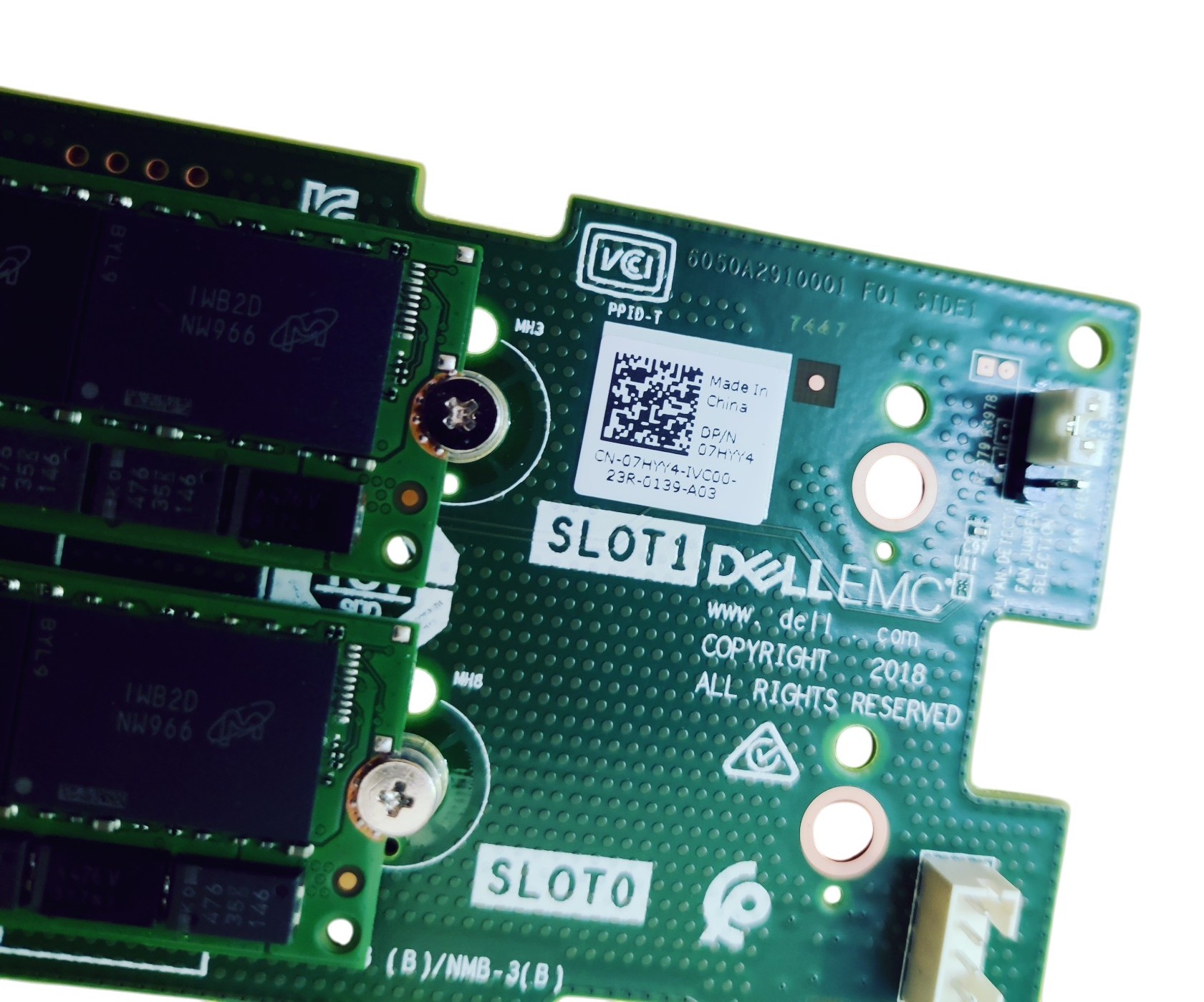 Dell BOSS Card PCIe M.2 with 2x 480GB SATA SSD Low Profile 7HYY4 07HYY4 / 2 x 480gb-7RKD7 - Image 4