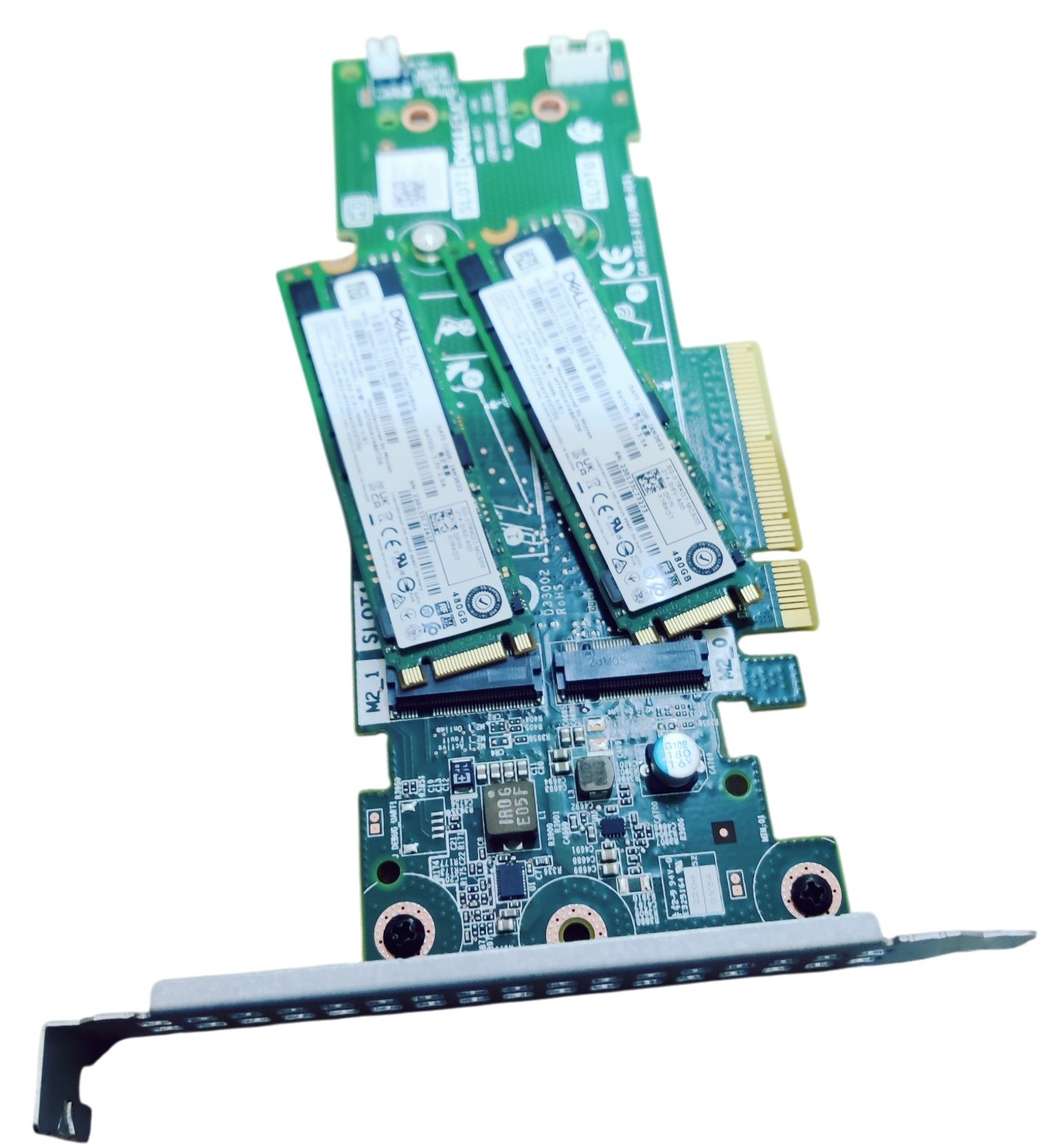 Dell BOSS Card PCIe M.2 with 2x 480GB SATA SSD Low Profile 7HYY4 07HYY4 / 2 x 480gb-7RKD7 - Image 3