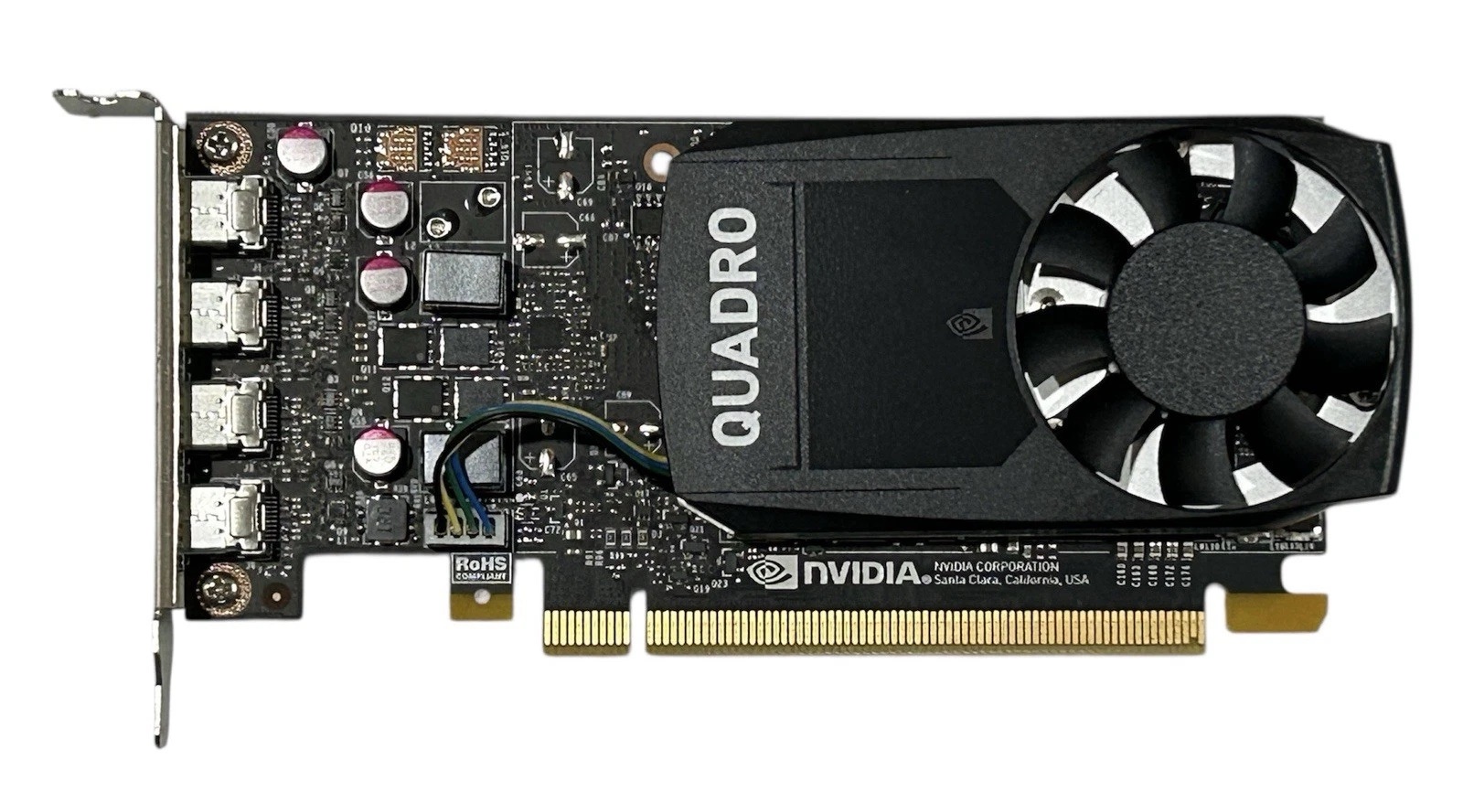 PNY Nvidia Quadro P1000 4GB GDDR5 4 x Mini Display Port GPU -low profile - Image 4